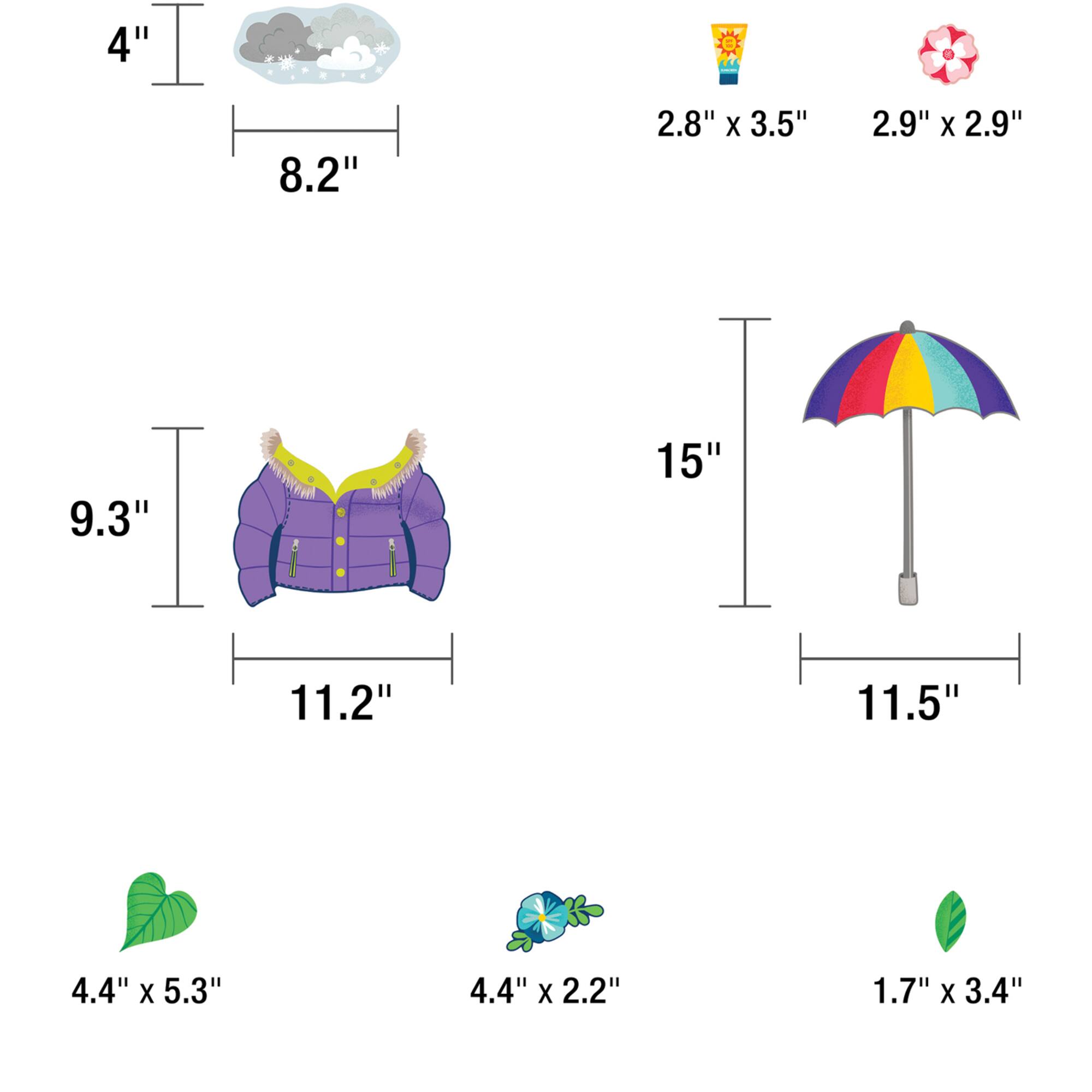 Carson Dellosa Education™ One World Dress Me for the Weather Sloth Bulletin Board Set
